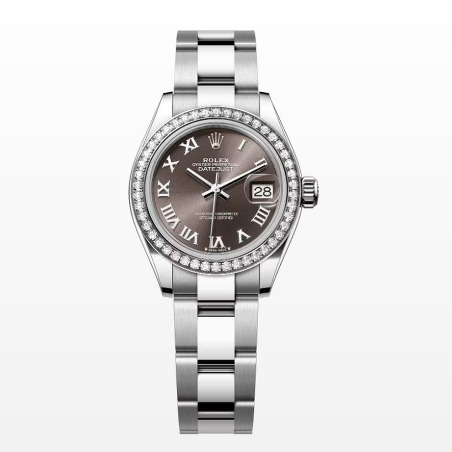 Rolex Lady-Datejust 279384RBR GREY ROMAN OYS - (1/1)