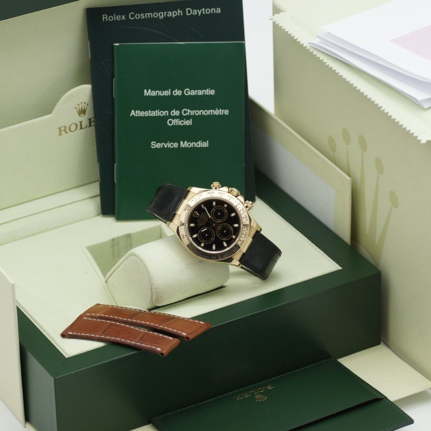 Rolex Daytona 116518 (2007) - 40mm Geelgoud (2/8)