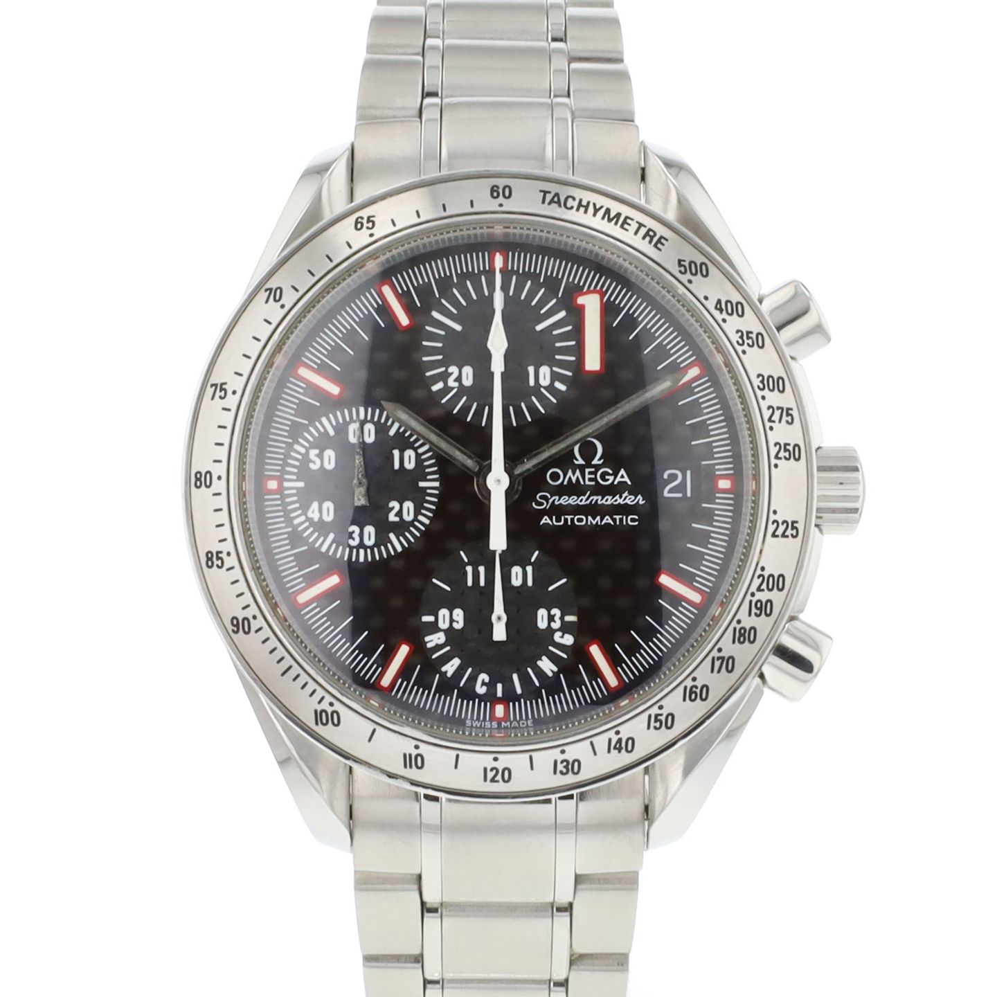 Omega Speedmaster Date 3519.50.00 (Unknown (random serial)) - Black dial 39 mm Steel case (1/3)