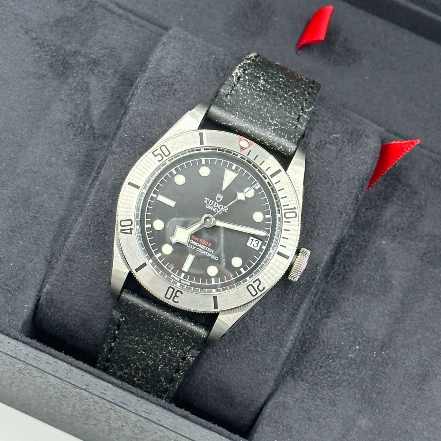 Tudor Black Bay Steel 79730-0003 (2023) - Zwart wijzerplaat 41mm Staal (7/8)