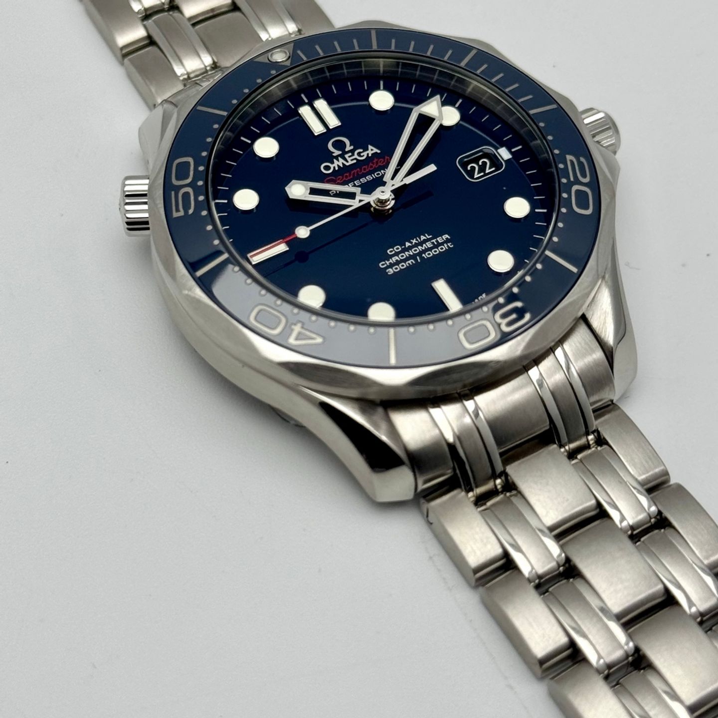 Omega Seamaster Diver 300 M 212.30.41.20.03.001 (2014) - Blauw wijzerplaat 41mm Staal (6/10)