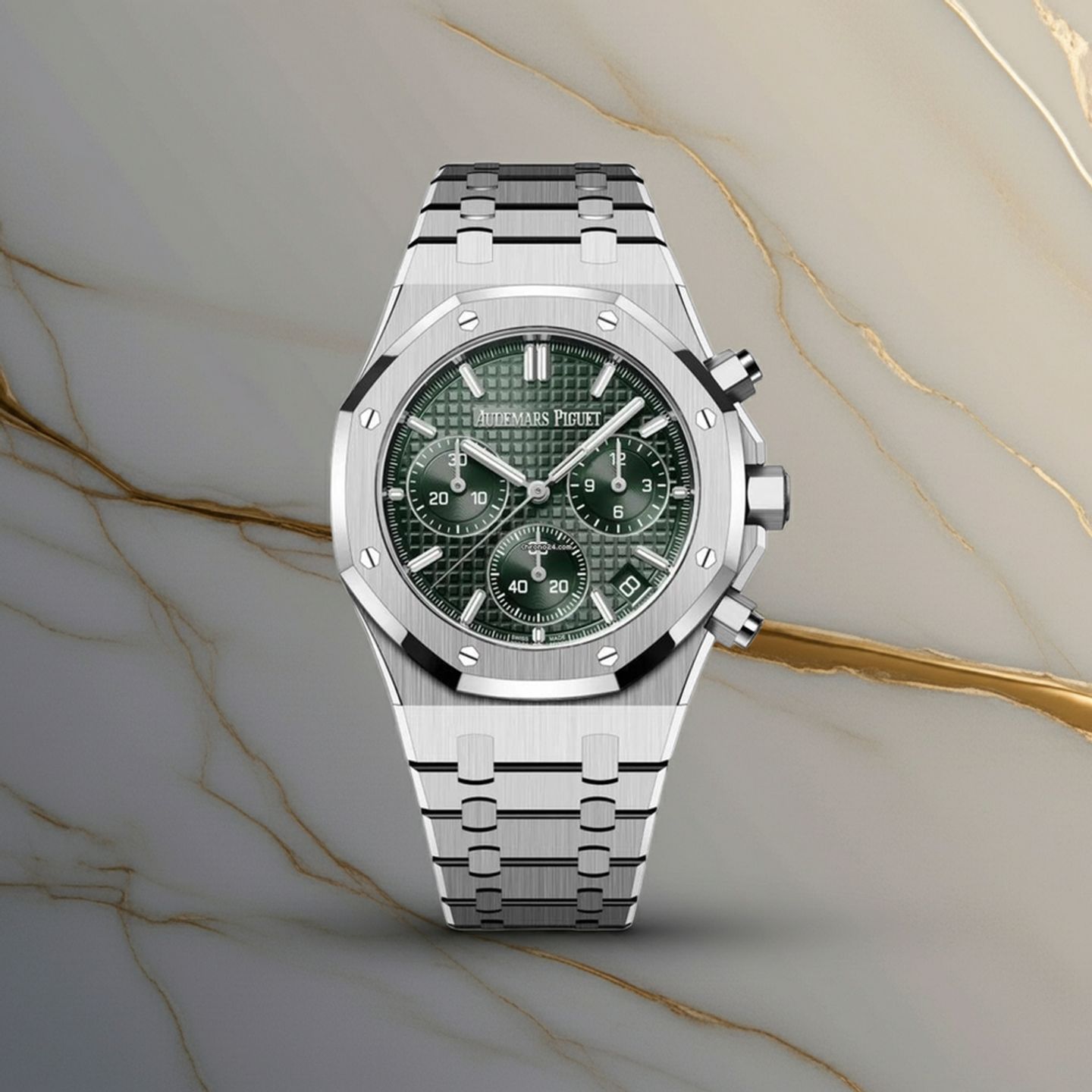 Audemars Piguet Royal Oak Chronograph 26240ST.OO.1320ST.08 (2024) - Black dial 41 mm Steel case (1/2)