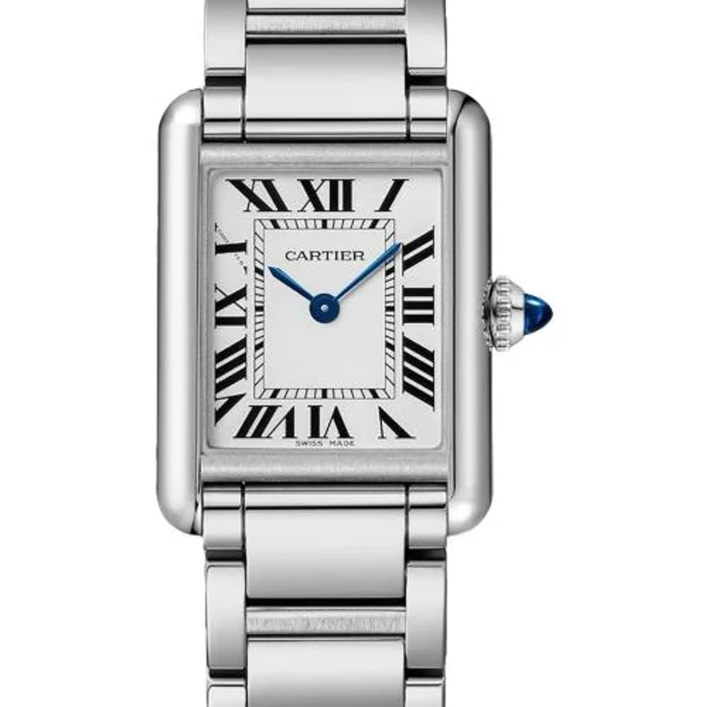 Cartier Tank WSTA0121 (2026) - Zilver wijzerplaat 22mm Staal (1/1)