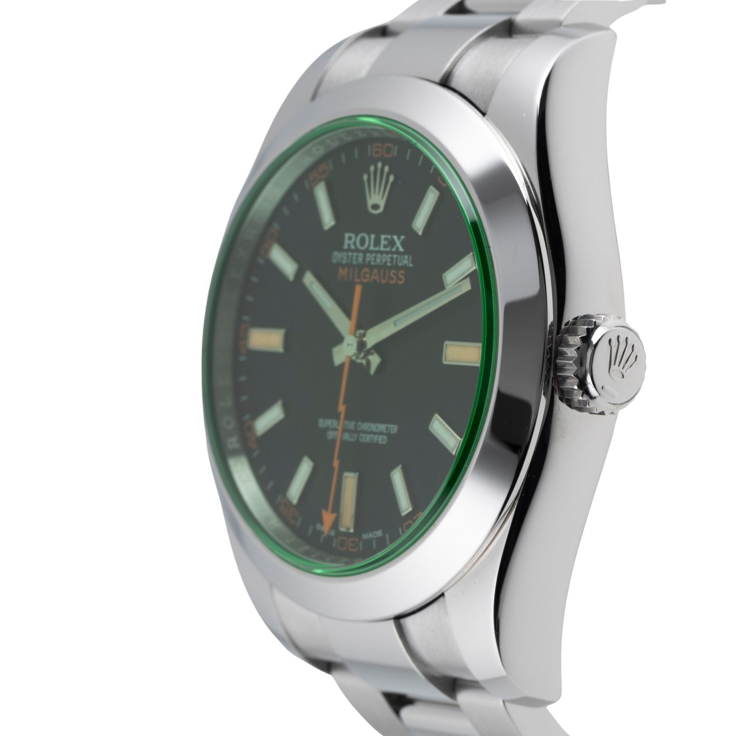 Rolex Milgauss 116400GV (Onbekend (willekeurig serienummer)) - 40mm Staal (6/8)