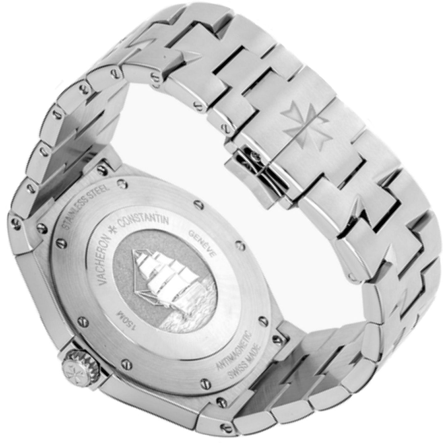 Vacheron Constantin Overseas 47040/B01A-9093 (Onbekend (willekeurig serienummer)) - Zilver wijzerplaat 43mm Staal (3/4)