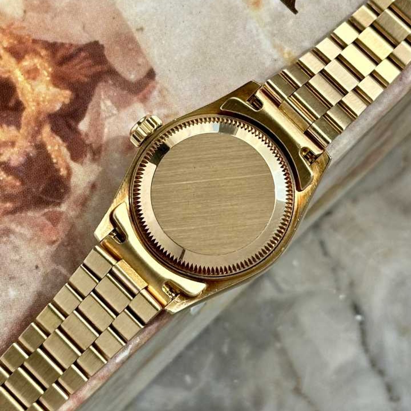 Rolex Lady-Datejust 69178G (1993) - Gold dial 26 mm Yellow Gold case (5/8)