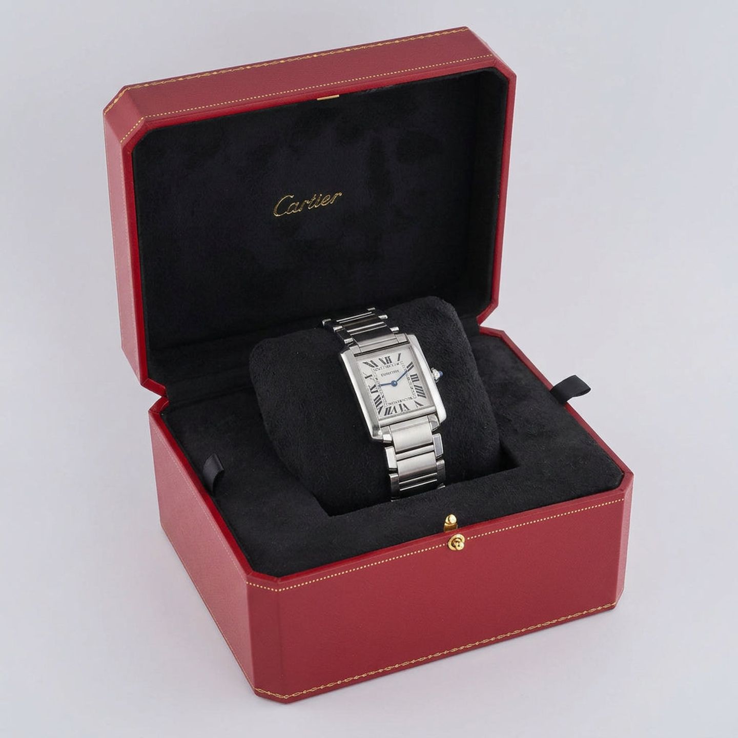 Cartier Tank WSTA0107 (2026) - Silver dial 22 mm Steel case (4/4)