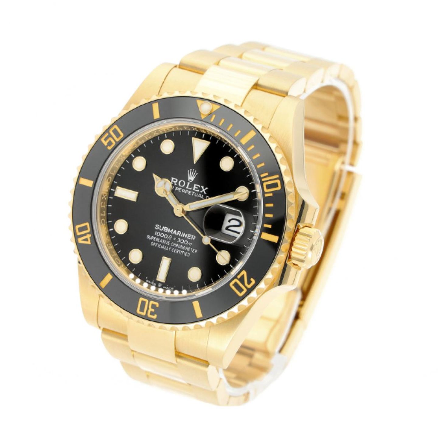 Rolex Submariner Date 126618LN (2022) - Zwart wijzerplaat 41mm Geelgoud (2/5)
