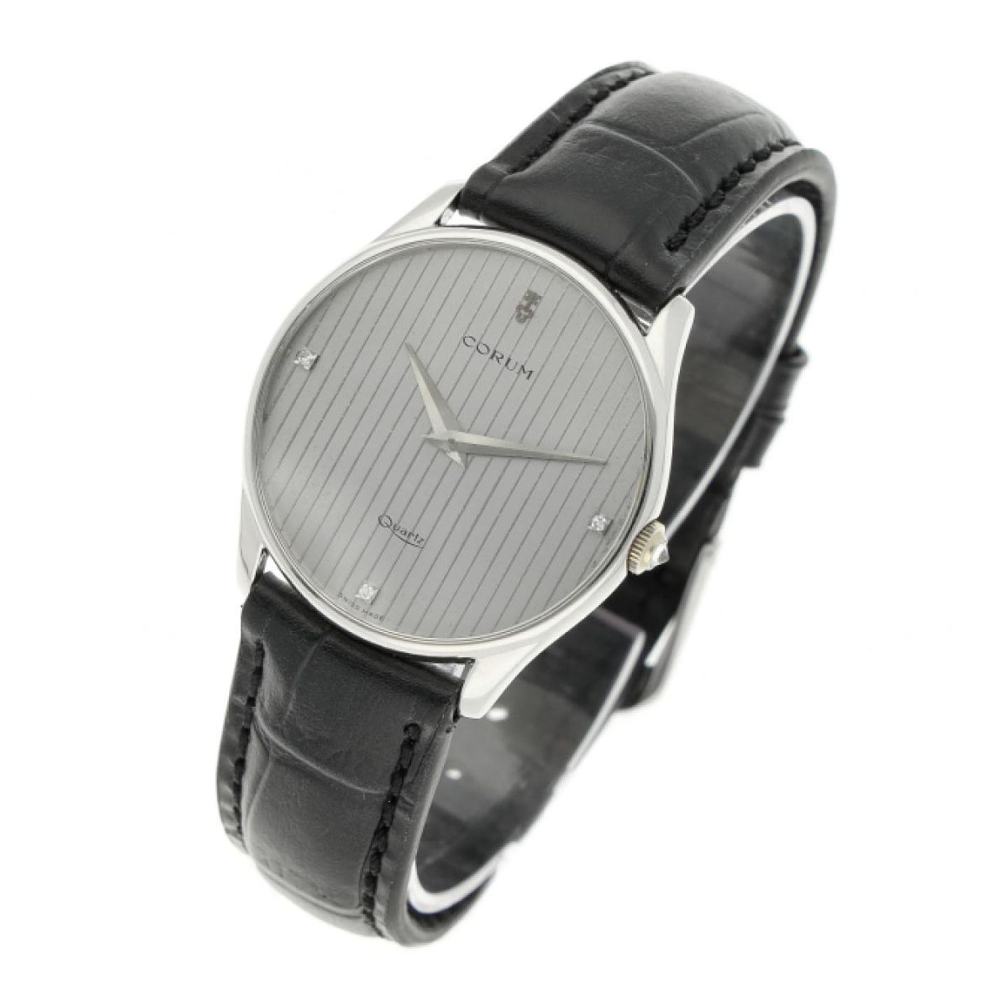 Corum Unknown 44252 (2000) - Zilver wijzerplaat 33mm Platina (2/4)