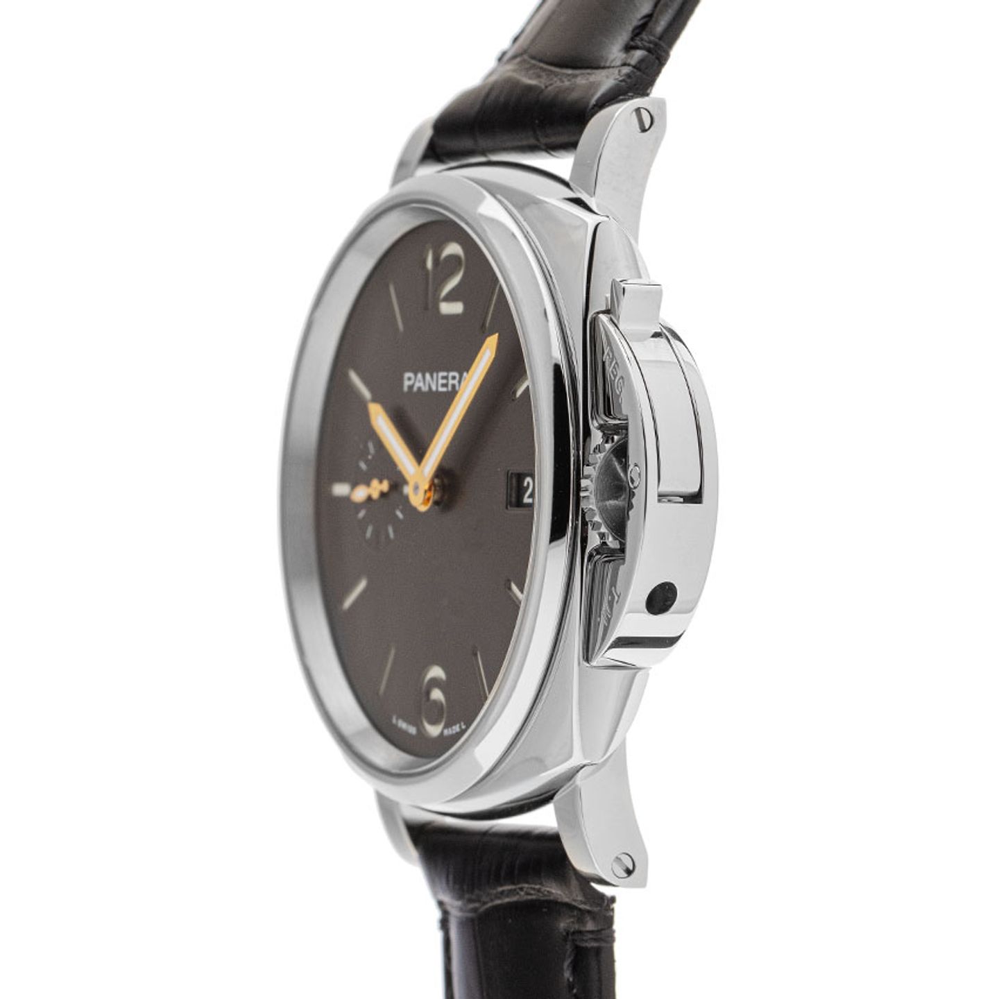 Panerai Luminor Due PAM01250 (2026) - Grijs wijzerplaat 42mm Staal (4/8)