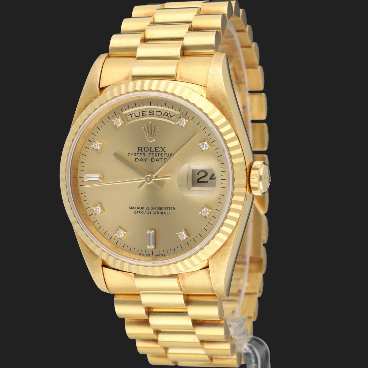 Rolex Day-Date 36 18238 (1998) - 36mm Geelgoud (1/8)