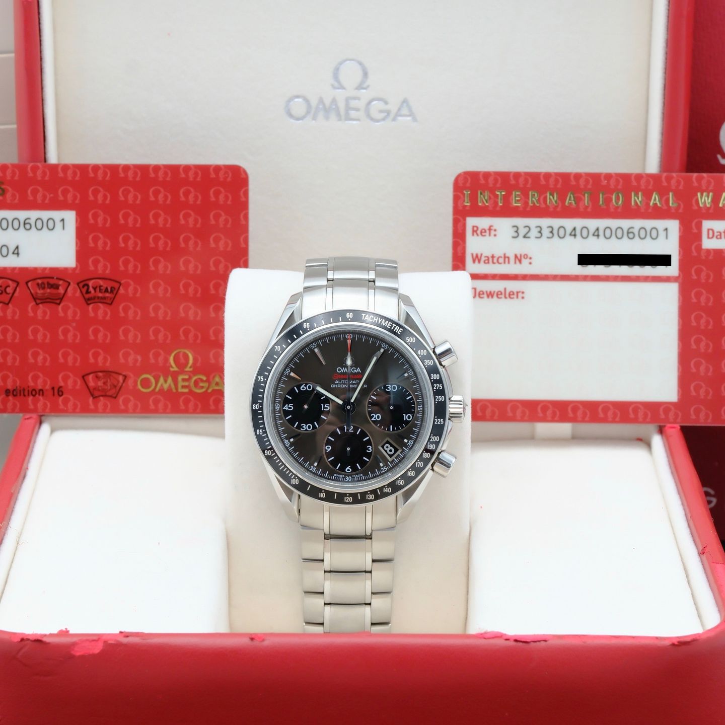Omega Speedmaster Date 323.30.40.40.06.001 (2009) - Grijs wijzerplaat 40mm Staal (3/8)