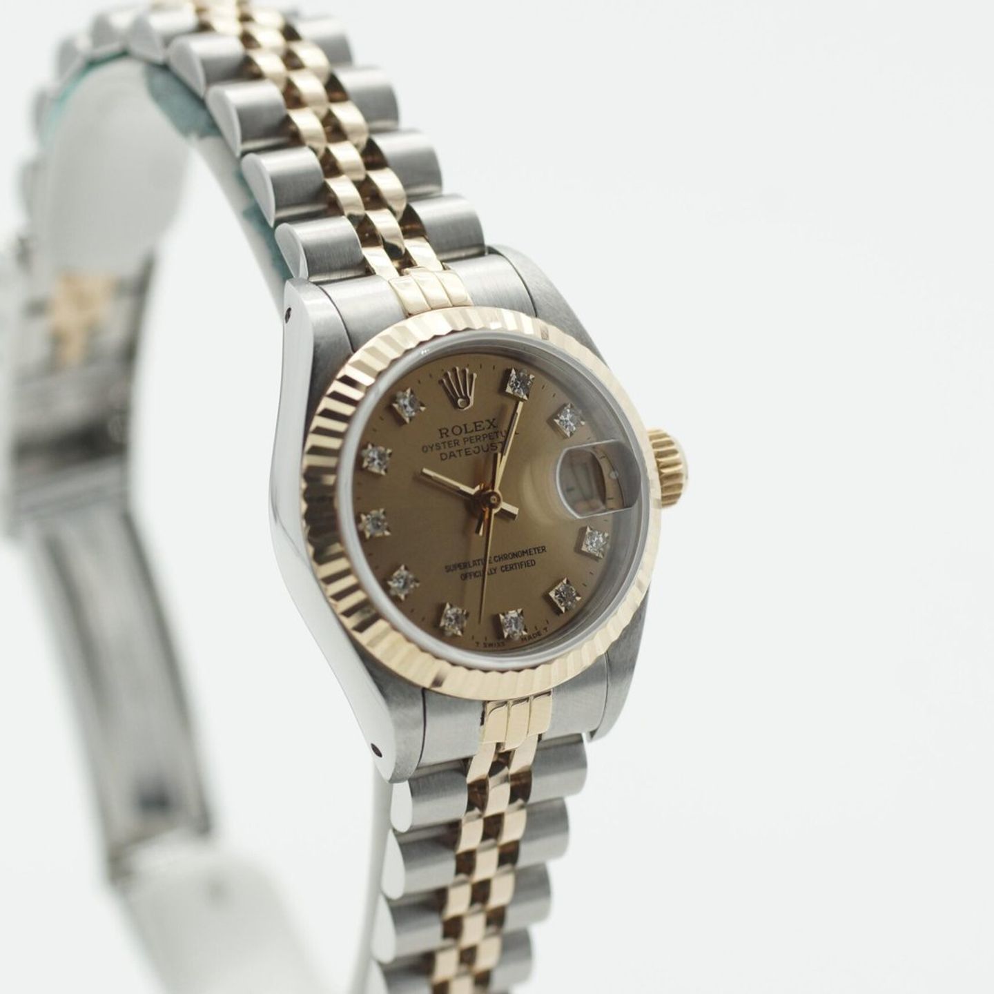 Rolex Lady-Datejust 69173 (1994) - 26mm Goud/Staal (3/8)