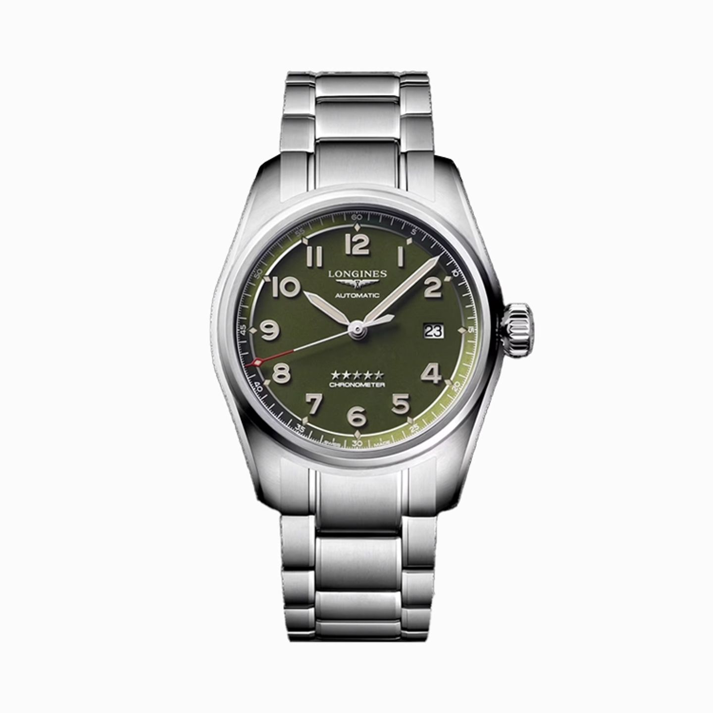 Longines Spirit L3.810.4.03.6 (2025) - Green dial 40 mm Steel case (1/1)