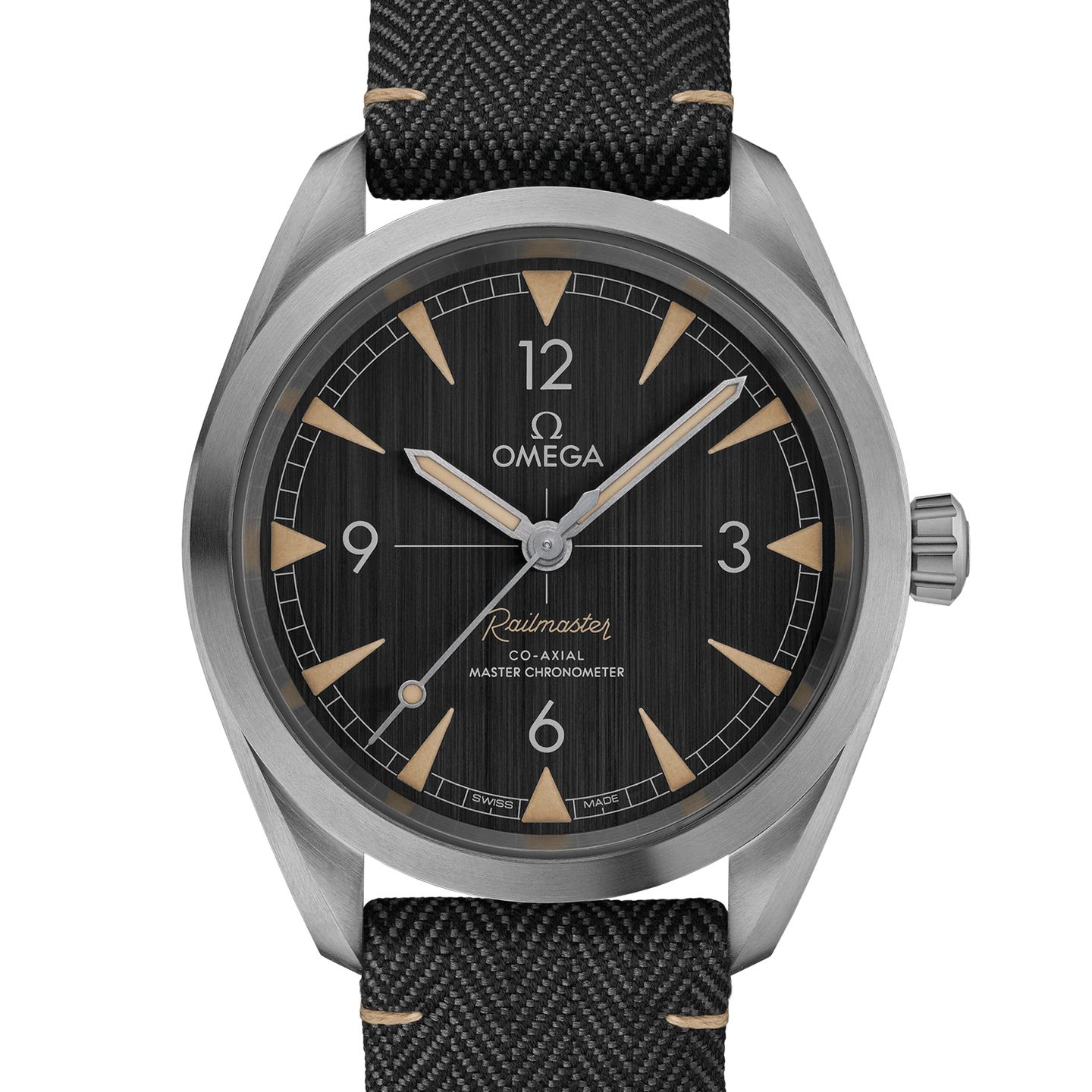 Omega Seamaster Railmaster 220.12.40.20.01.001 (2023) - Black dial 40 mm Steel case (1/8)