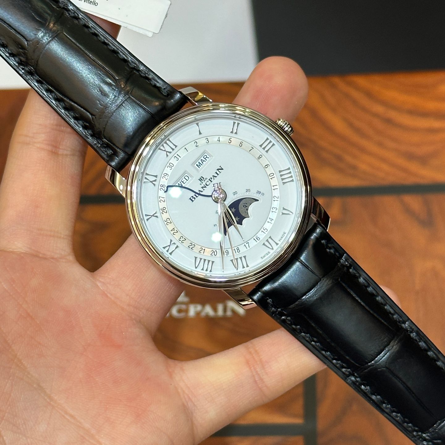 Blancpain Villeret Quantième Complet 6654A-1127-55B - (7/8)