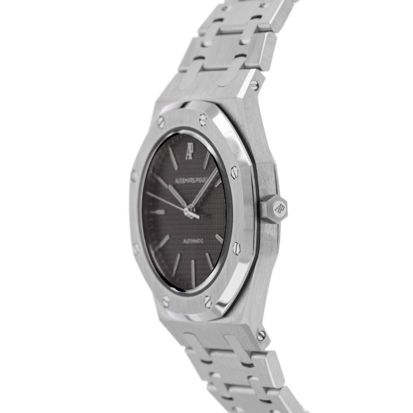 Audemars Piguet Royal Oak 14100ST.OO.0477ST.01 (1980) - Zwart wijzerplaat 33mm Staal (4/7)