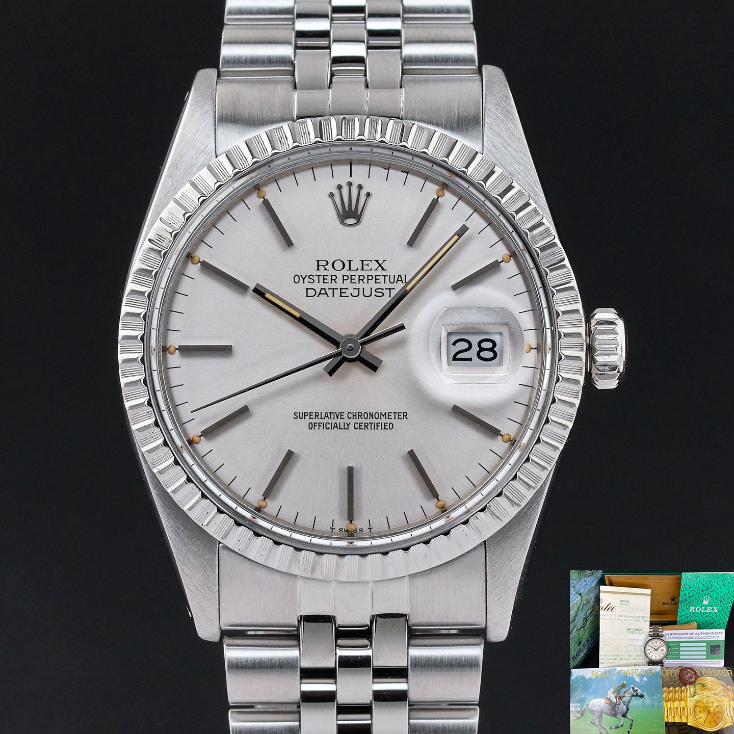 Rolex Datejust 36 16030 (1982) - 36mm Staal (1/8)