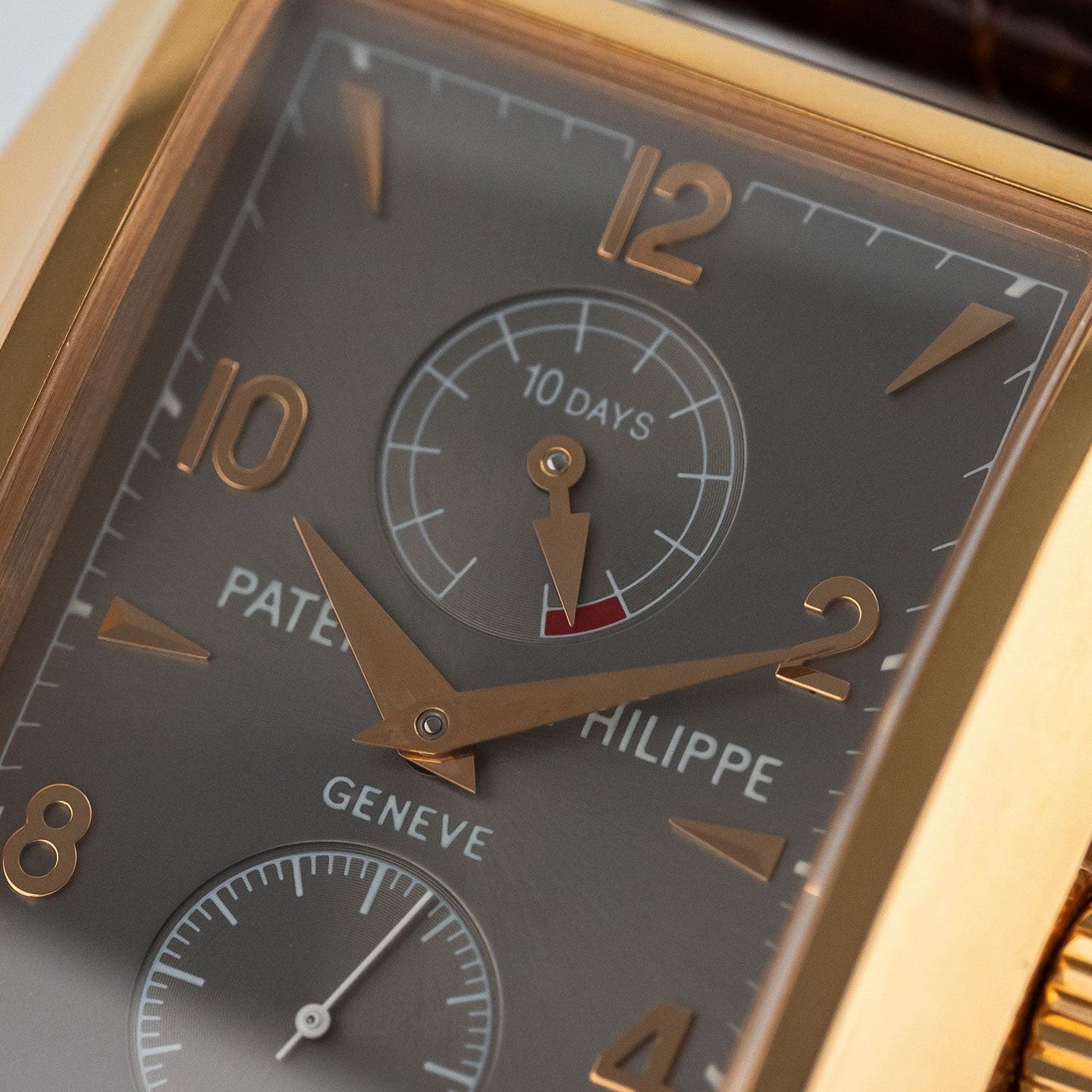 Patek Philippe Gondolo 5100R-001 (Unknown (random serial)) - Grey dial 35 mm Rose Gold case (5/8)