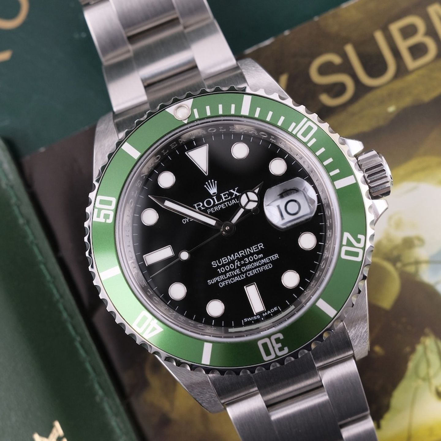 Rolex Submariner Date 16610LV (2010) - Black dial 40 mm Steel case (5/8)