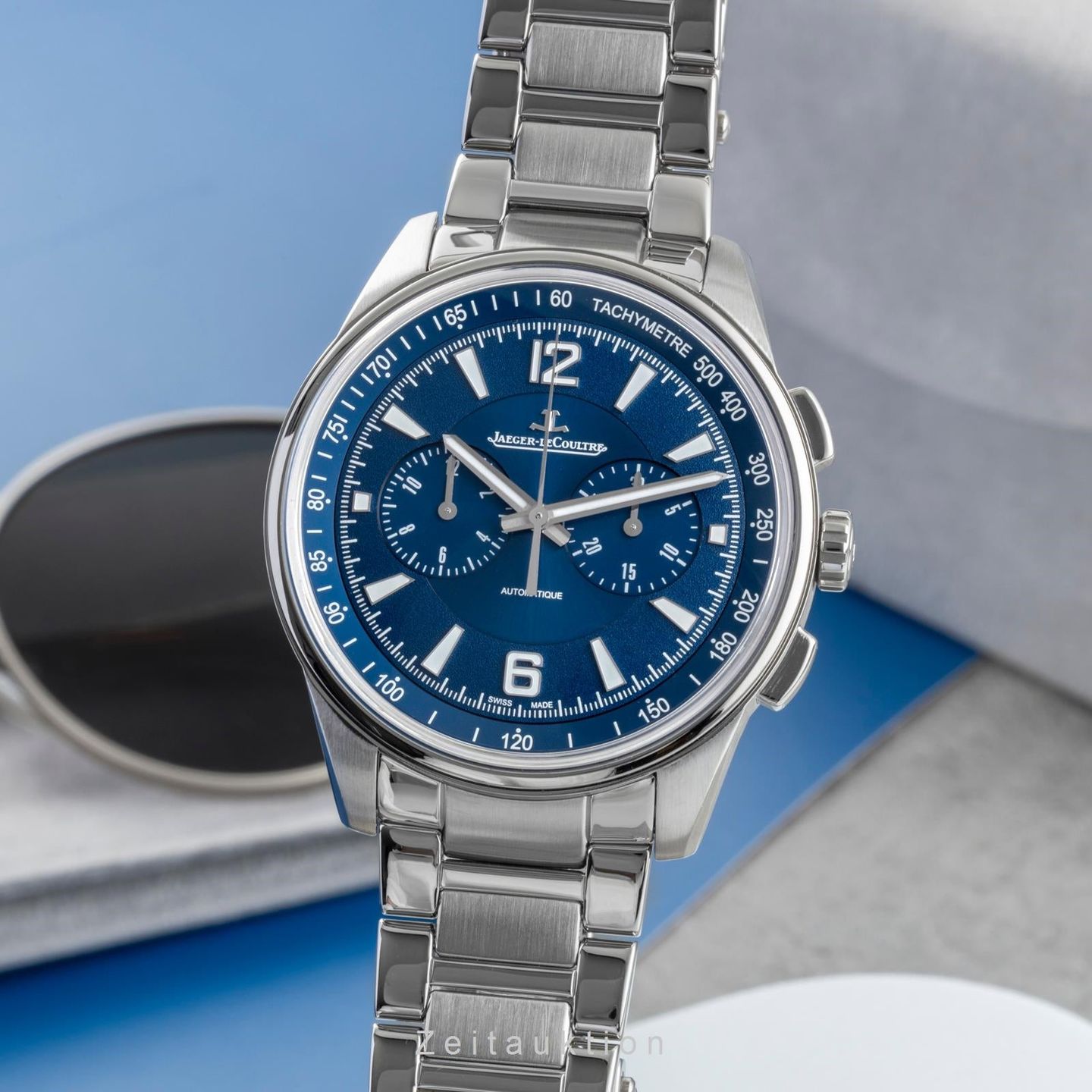 Jaeger-LeCoultre Polaris Q9028180 (Unknown (random serial)) - Blue dial 42 mm Steel case (1/8)
