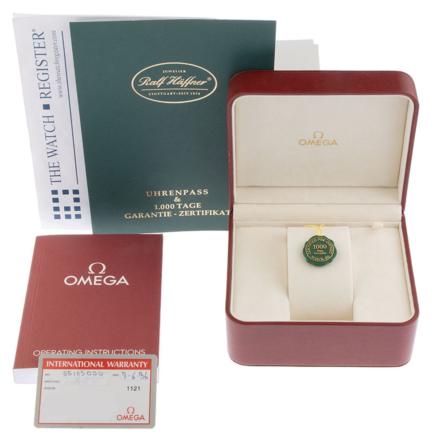 Omega Speedmaster Reduced 3510.50.00 (1996) - Zwart wijzerplaat 39mm Staal (2/8)