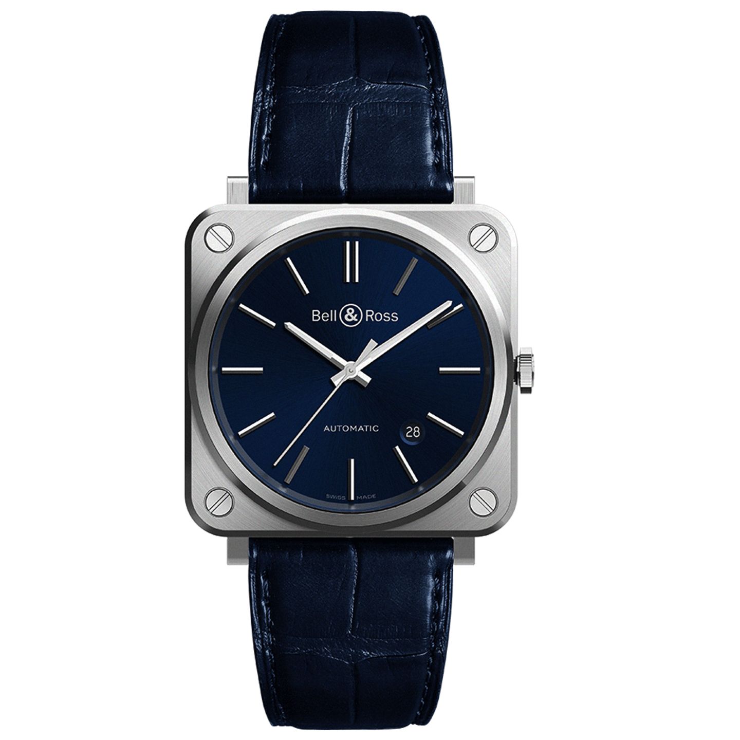 Bell & Ross BR S BRS92-BLU-ST/SCR (2024) - Blauw wijzerplaat 40mm Staal (3/3)