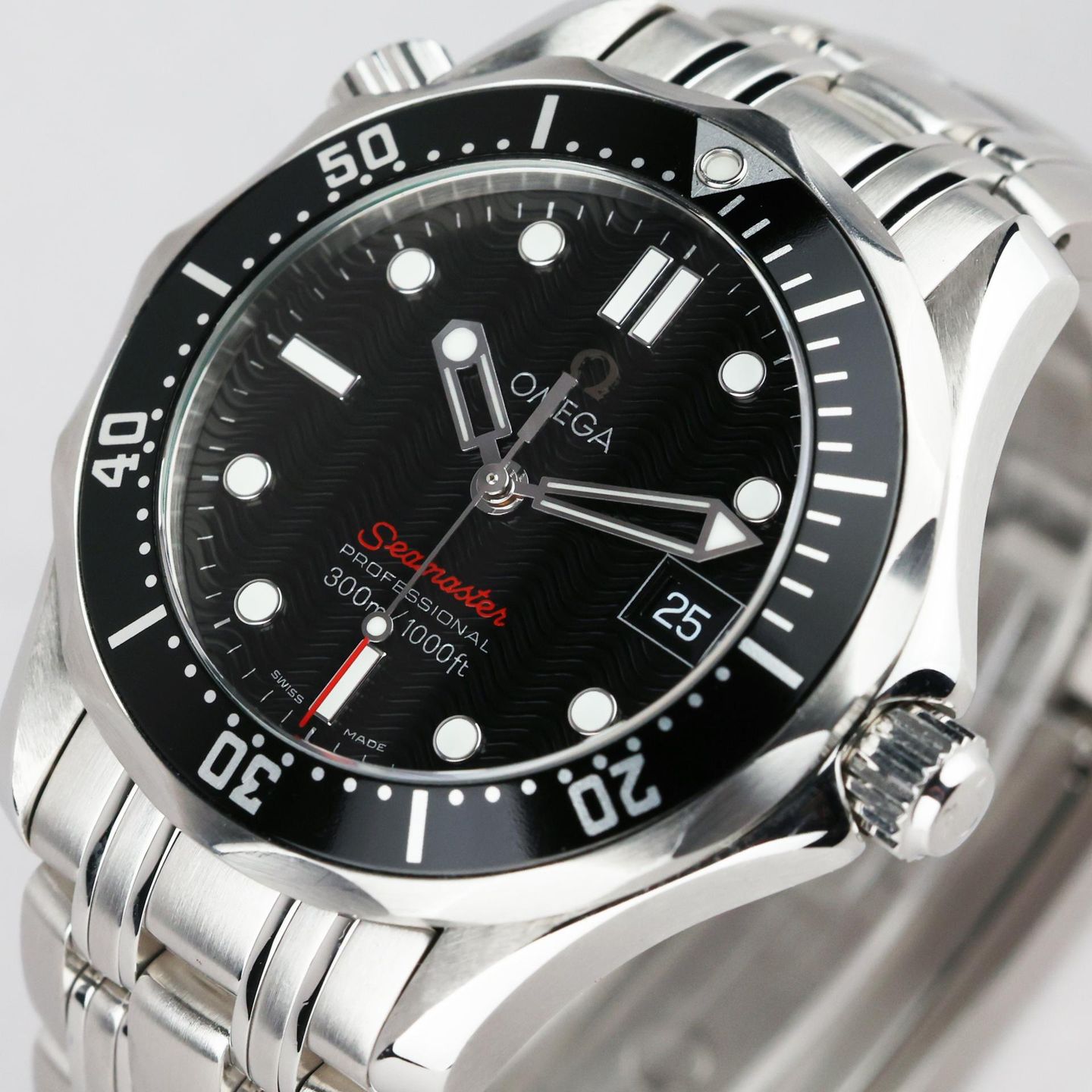 Omega Seamaster Diver 300 M 212.30.36.61.01.001 (Onbekend (willekeurig serienummer)) - Zwart wijzerplaat 36mm Staal (5/7)