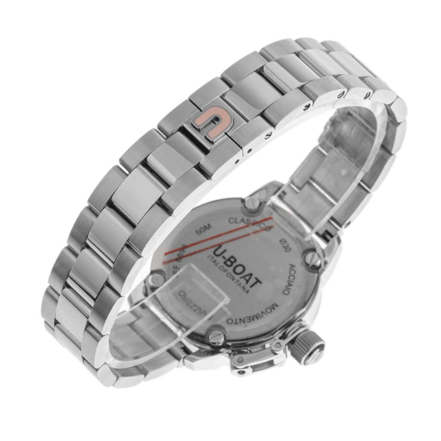 U-Boat Classico 8898 (Unknown (random serial)) - Pearl dial 31 mm Steel case (6/6)