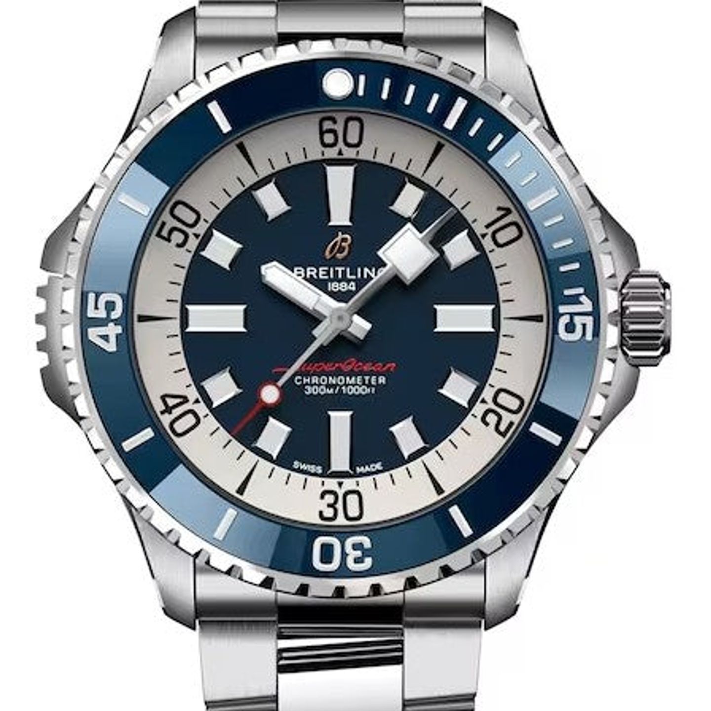 Breitling Superocean 46 A17378E71C1A1 (2025) - Blue dial 46 mm Steel case (1/1)