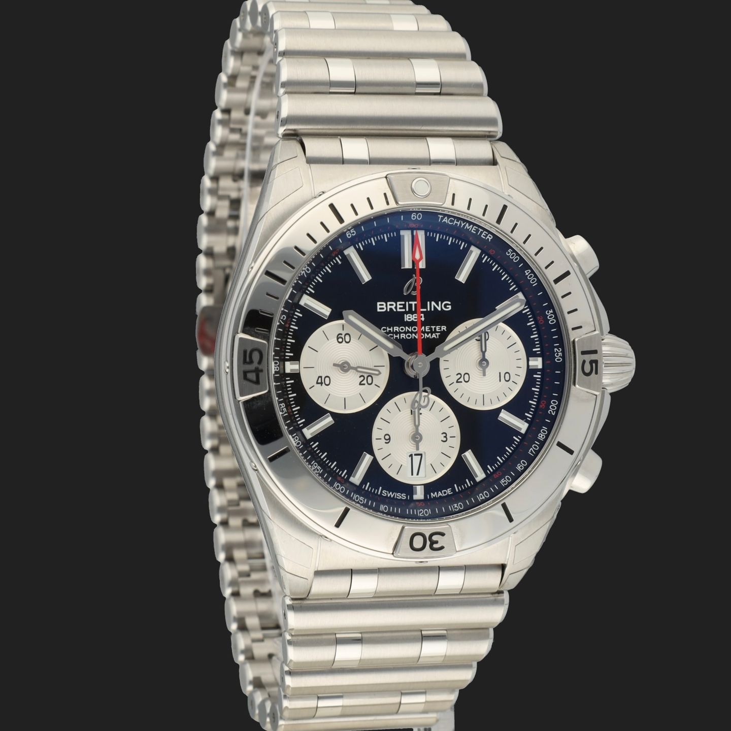 Breitling Chronomat 42 AB0134101B1A1 (2024) - Zwart wijzerplaat 42mm Staal (4/8)