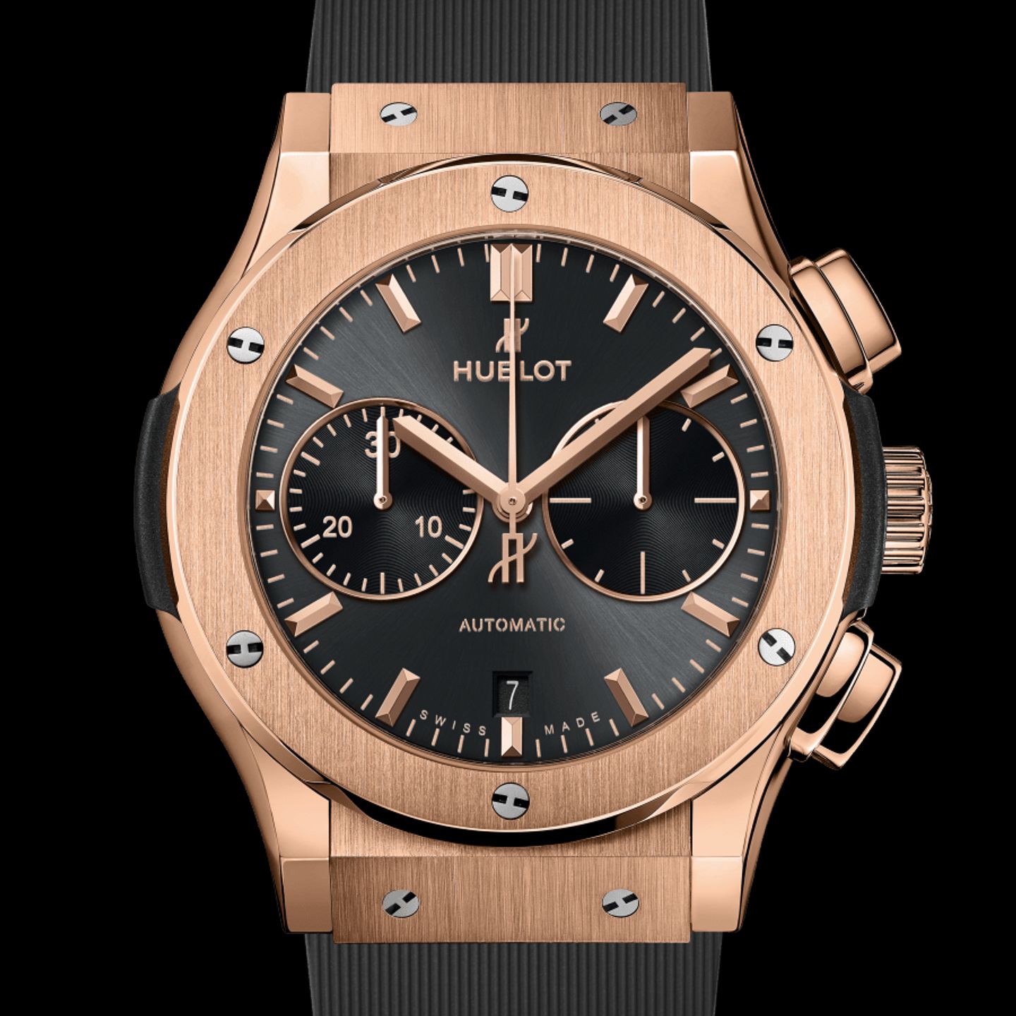 Hublot Classic Fusion Racing Grey 521.OX.7081.RX (2022) - Grijs wijzerplaat 45mm Roségoud (1/1)