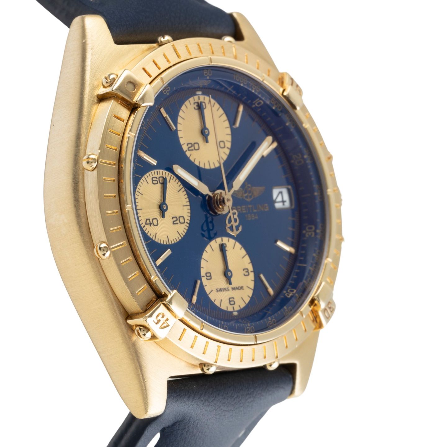 Breitling Top Time A41315A71C1X1 (1990) - Blauw wijzerplaat 41mm Staal (7/8)