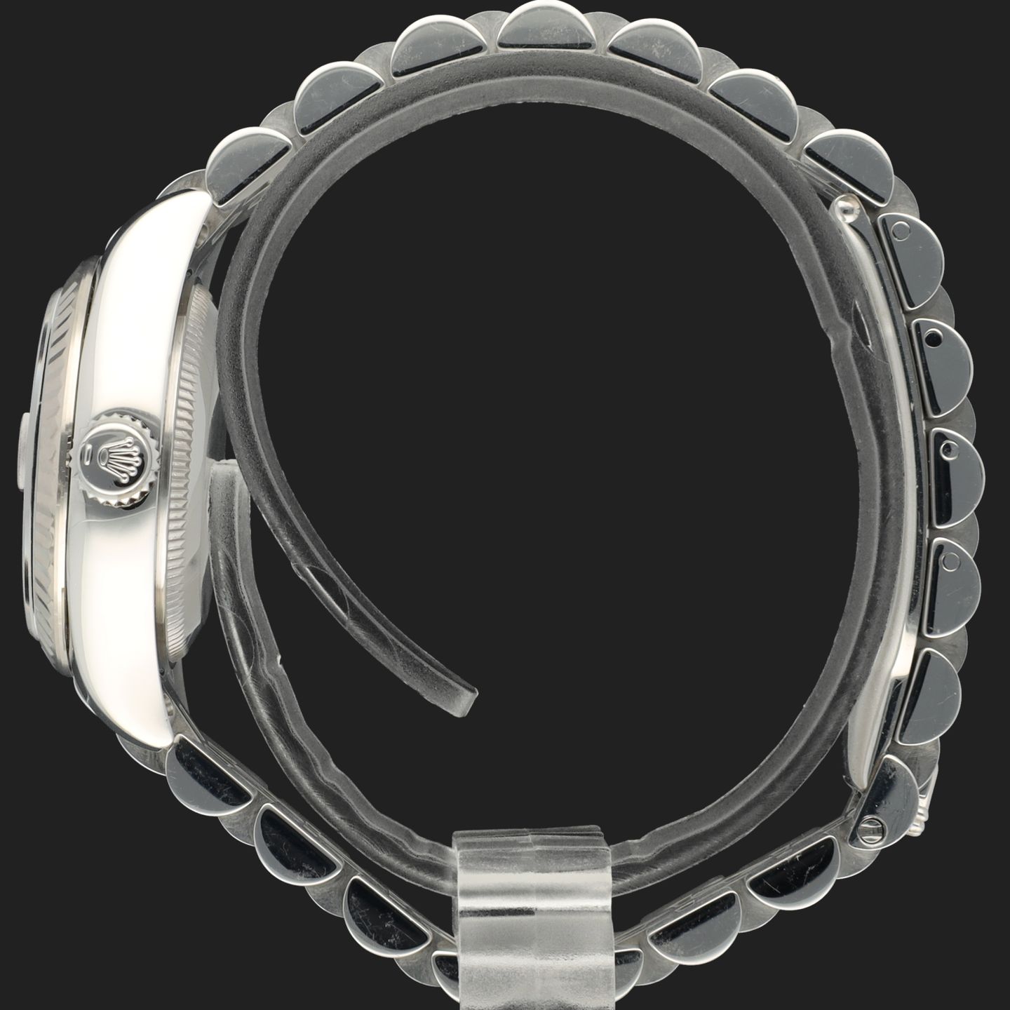 Rolex Lady-Datejust 179174 (2016) - Pink dial 26 mm Steel case (7/8)