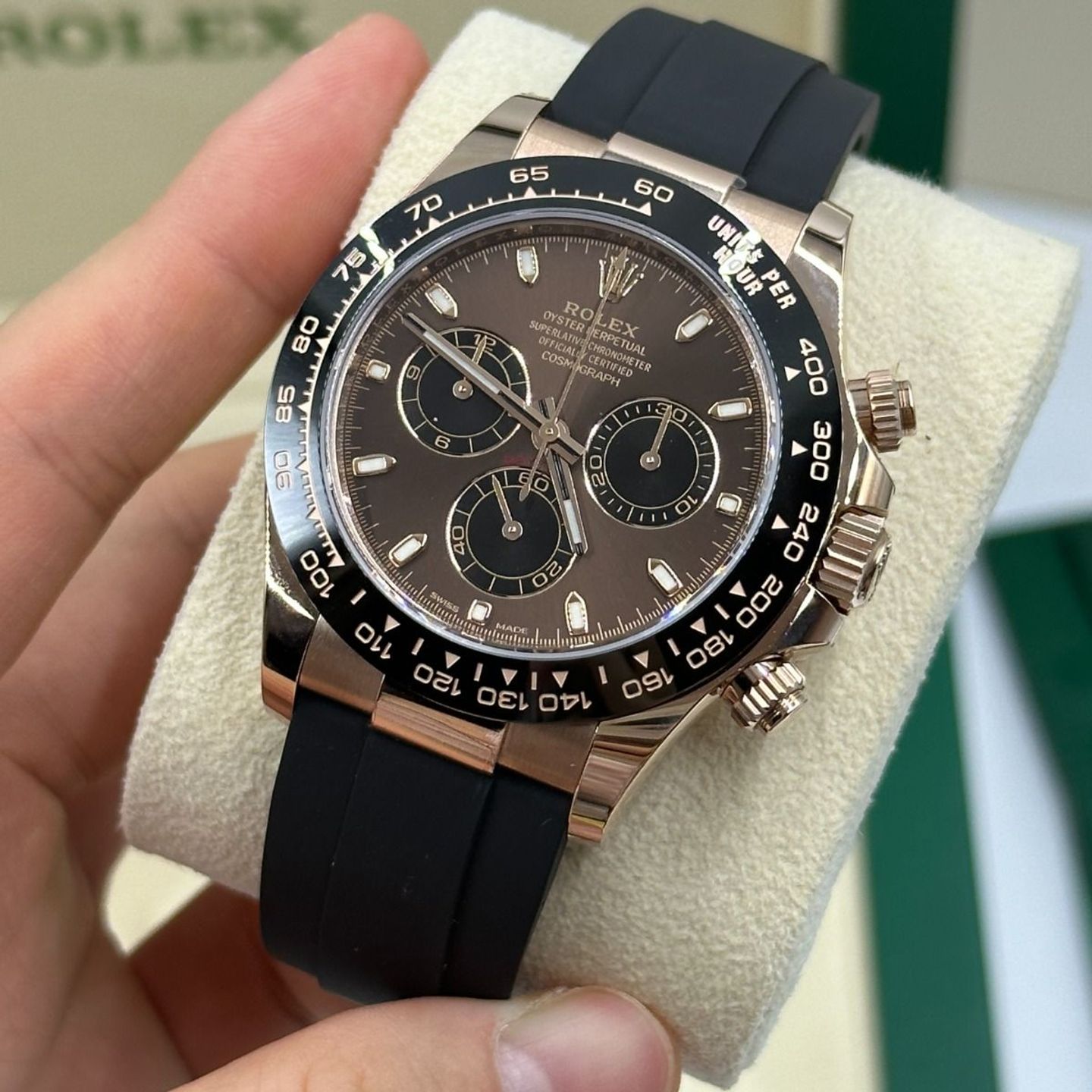 Rolex Daytona 116515LN (2022) - Zwart wijzerplaat 40mm Roségoud (8/8)