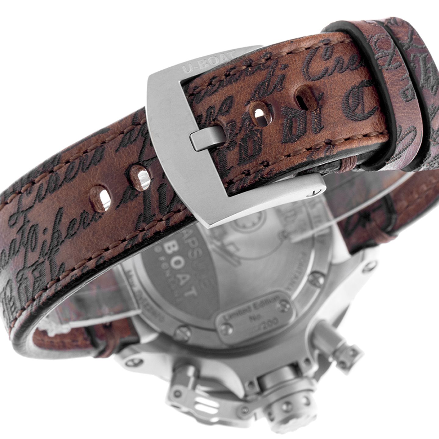 U-Boat Capsule 8809 (Unknown (random serial)) - Black dial 46 mm Steel case (5/5)