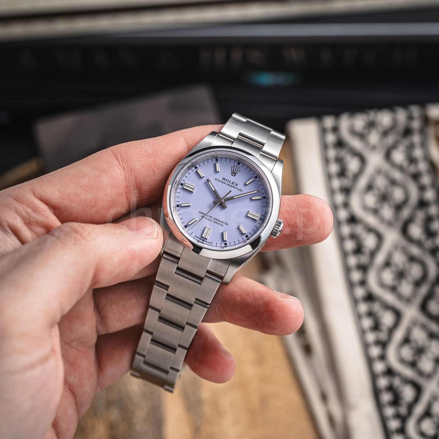 Rolex Oyster Perpetual 36 126000 (2025) - Paars wijzerplaat 36mm Staal (4/8)