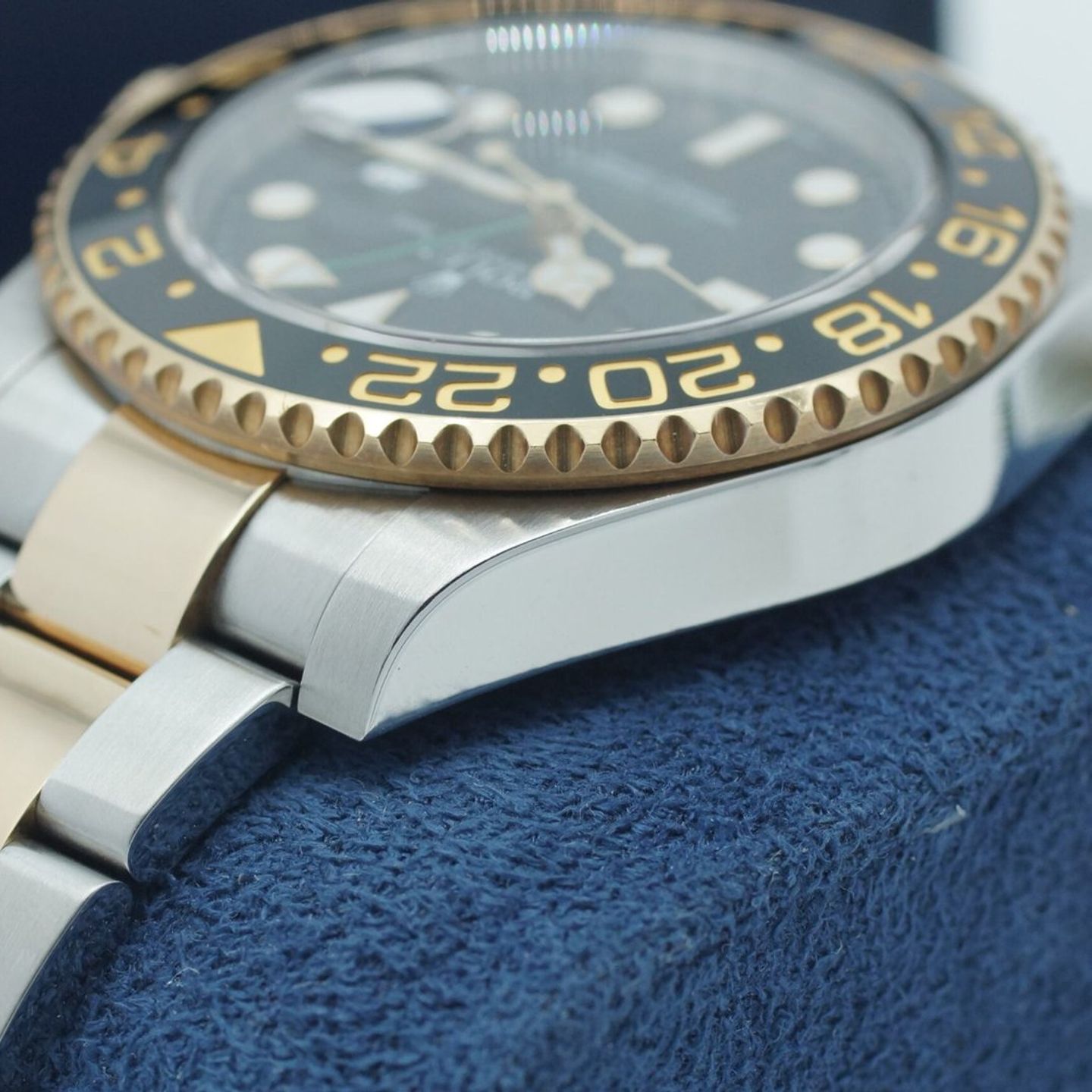 Rolex GMT-Master II 116713LN (2011) - Zwart wijzerplaat 40mm Goud/Staal (8/8)
