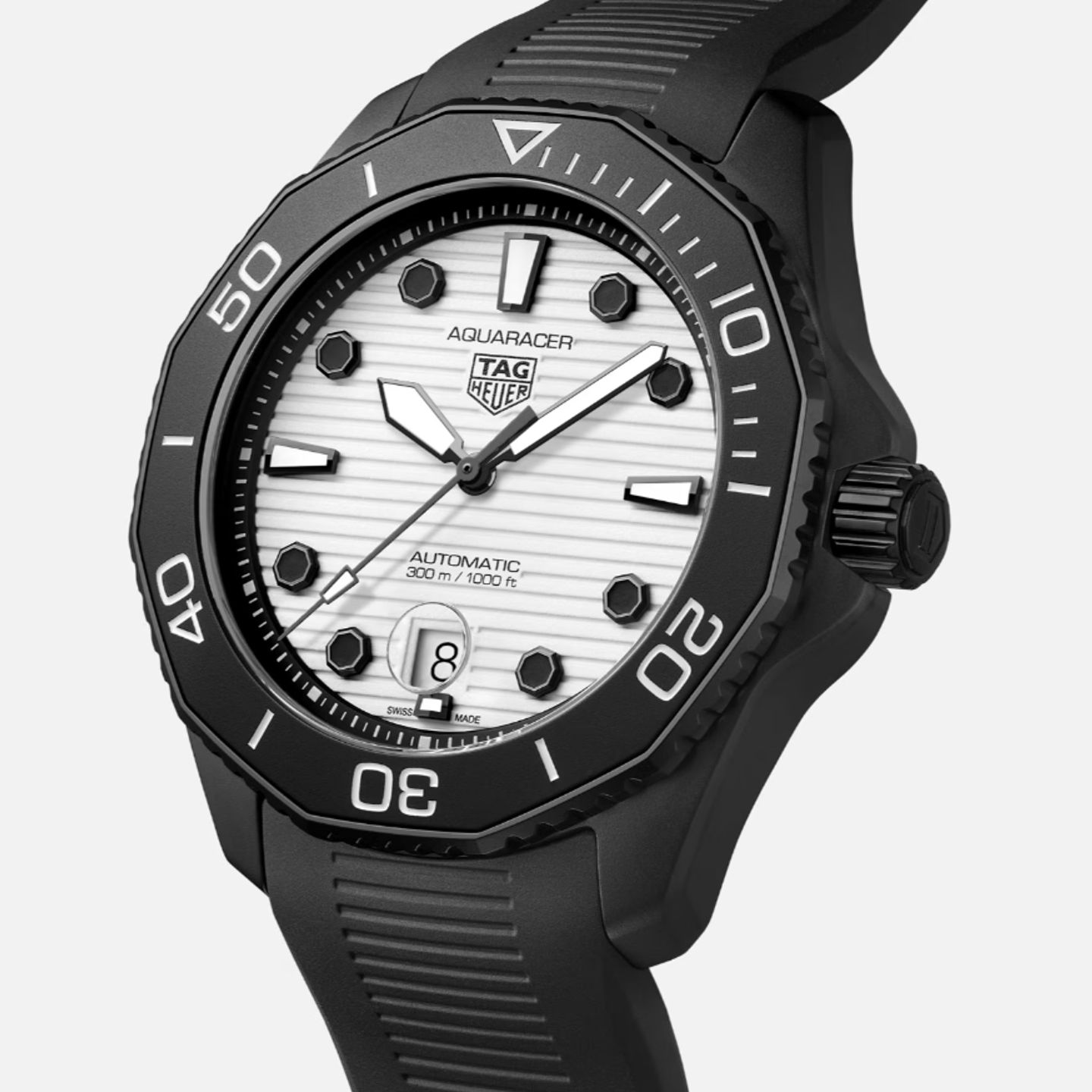 TAG Heuer Aquaracer 300M WBP201D.FT6197 (2024) - White dial 43 mm Steel case (1/1)