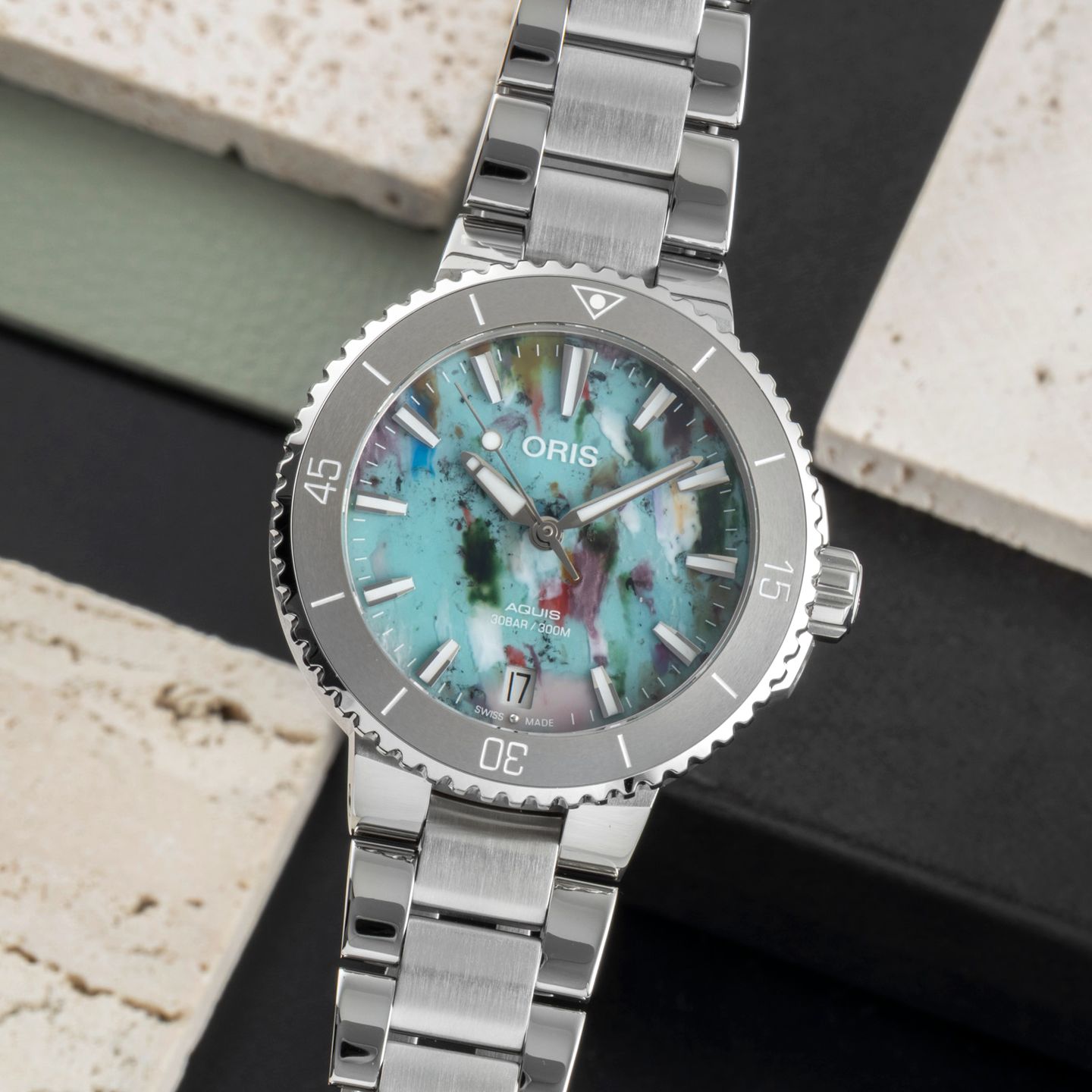 Oris Aquis Date 01 733 7770 4150-Set - (3/8)