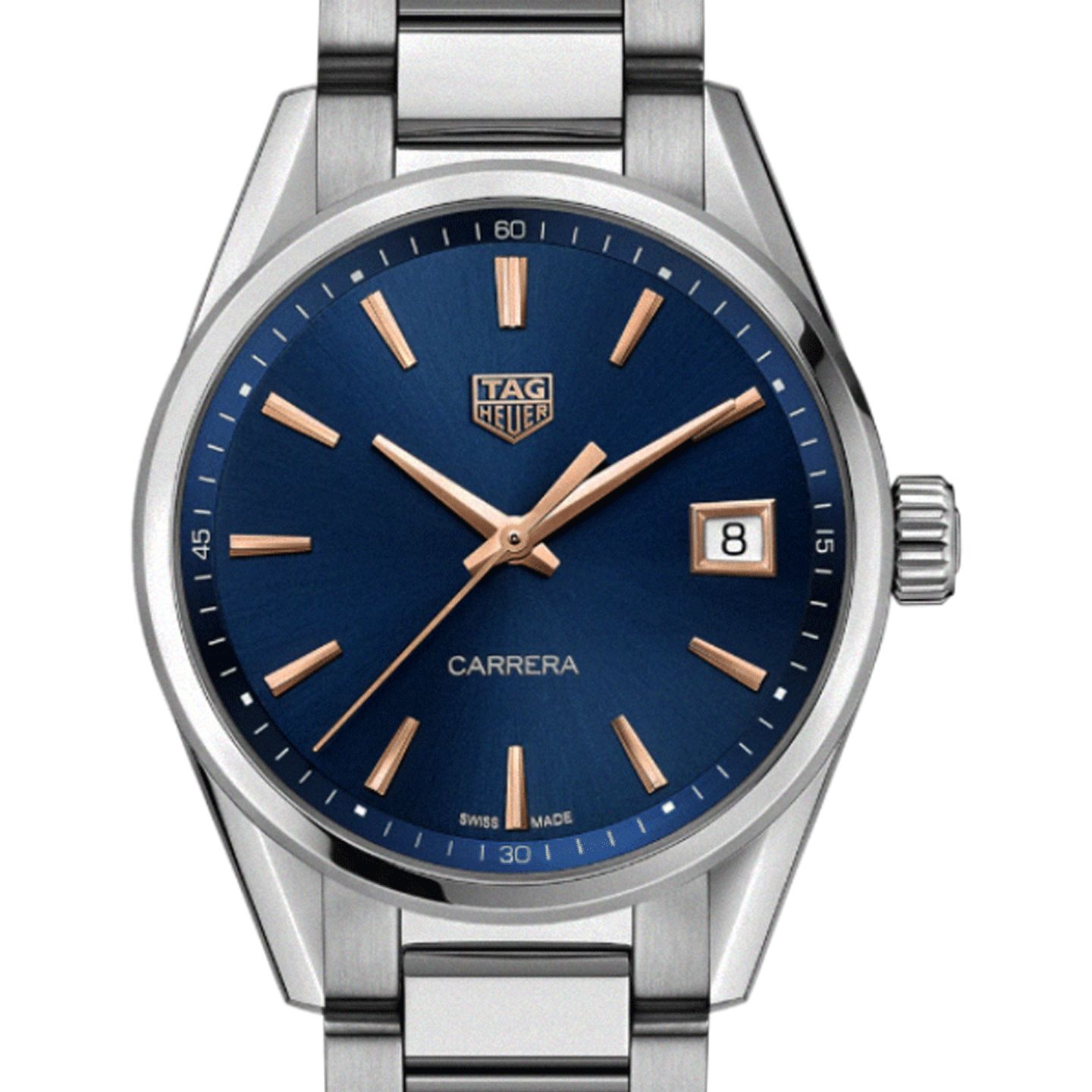 TAG Heuer Carrera Lady WBK1312.BA0652 (2024) - Blauw wijzerplaat 36mm Staal (2/3)