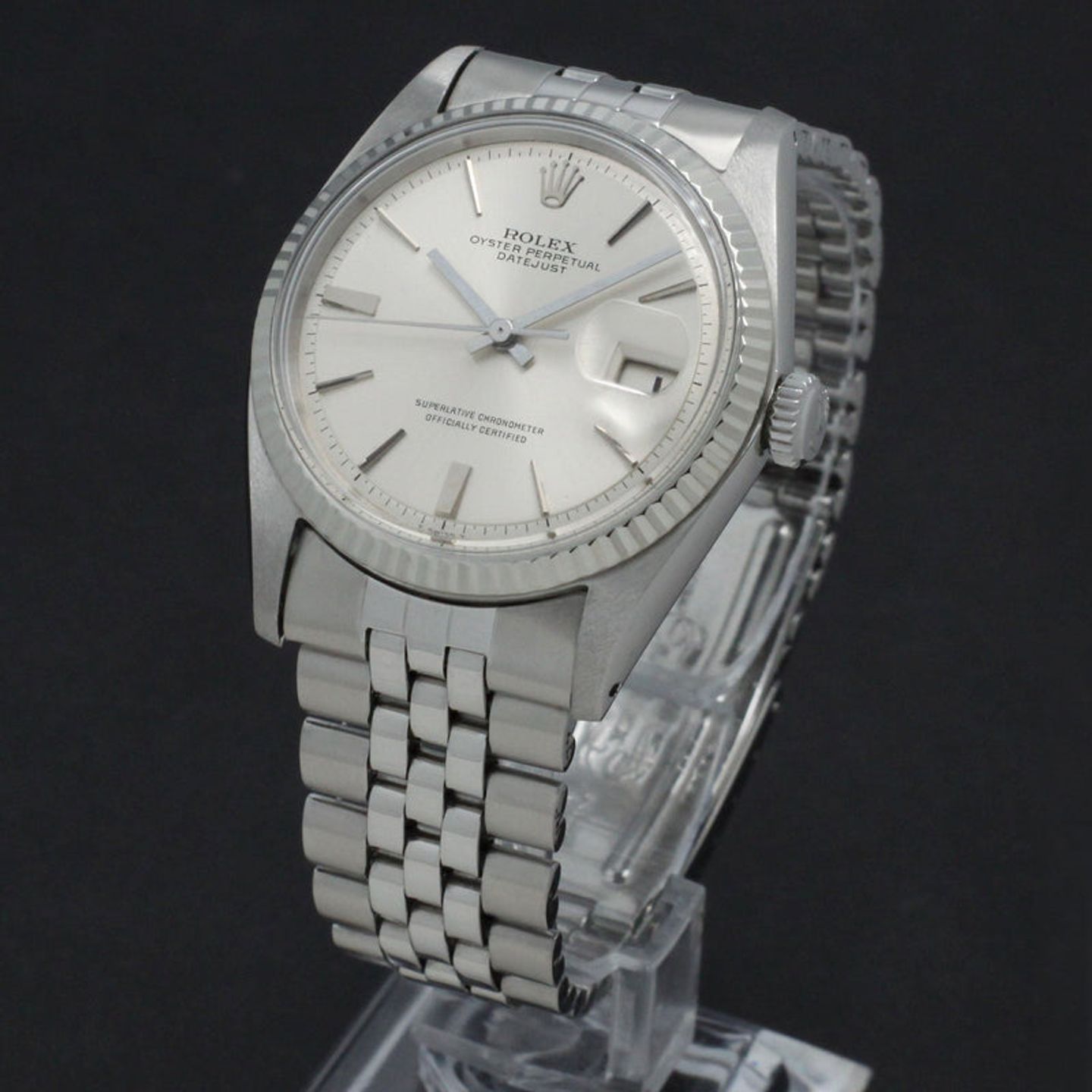 Rolex Datejust 1601 (1967) - Silver dial 36 mm Steel case (2/7)