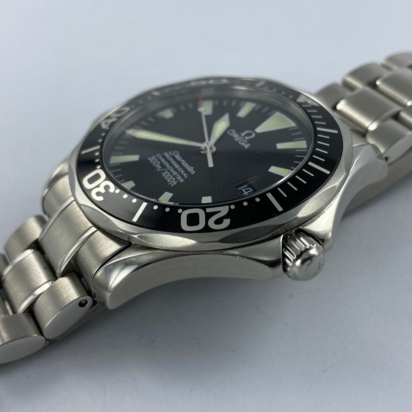 Omega Seamaster Diver 300 M 2254.50.00 (2004) - Zwart wijzerplaat 41mm Staal (4/7)