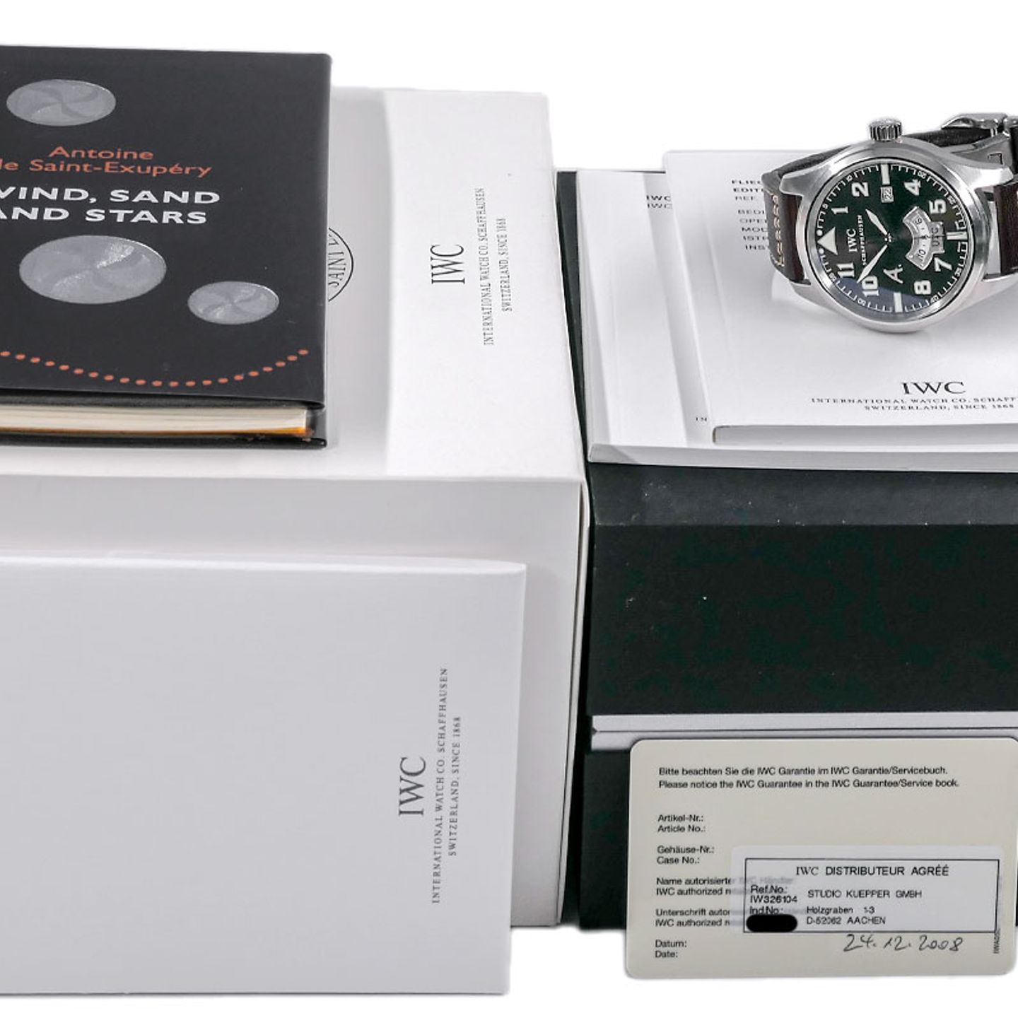 IWC Pilot Spitfire UTC IW326104 (2008) - Bruin wijzerplaat 44mm Staal (6/6)