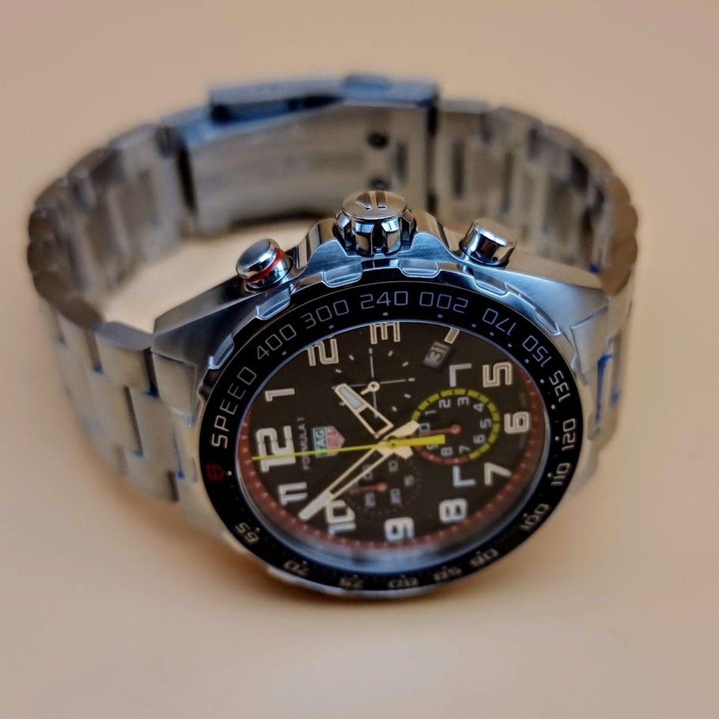TAG Heuer Formula 1 Quartz CAZ101AL.BA0842 (2025) - Blauw wijzerplaat 43mm Staal (5/8)