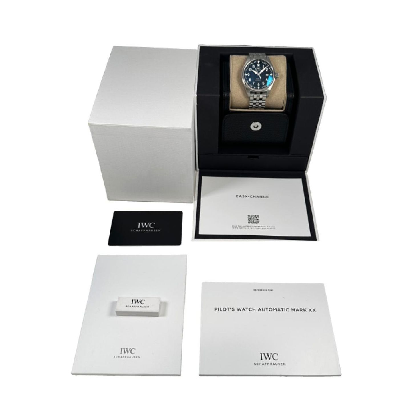 IWC Pilot Mark IW328202 (2025) - Zwart wijzerplaat 40mm Staal (5/5)