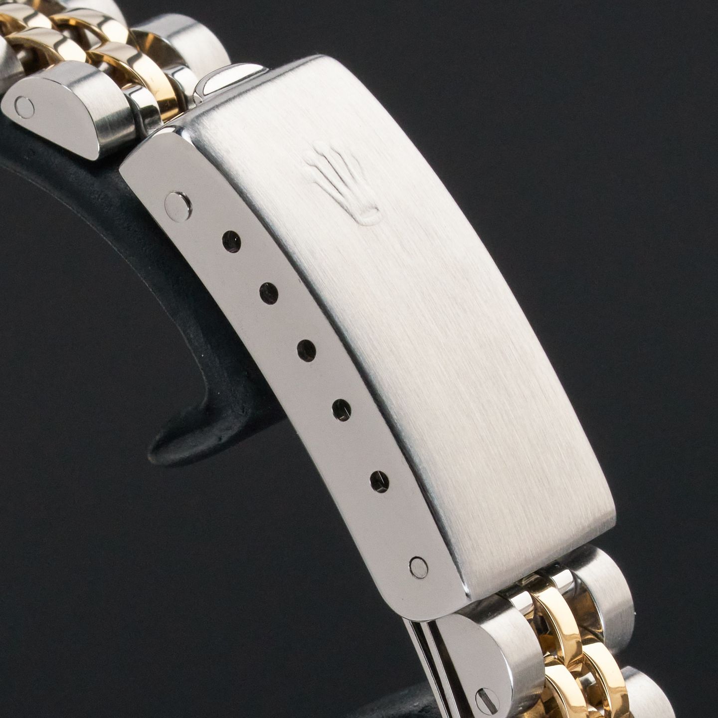 Rolex Lady-Datejust 69173 (1995) - Black dial 26 mm Gold/Steel case (8/8)