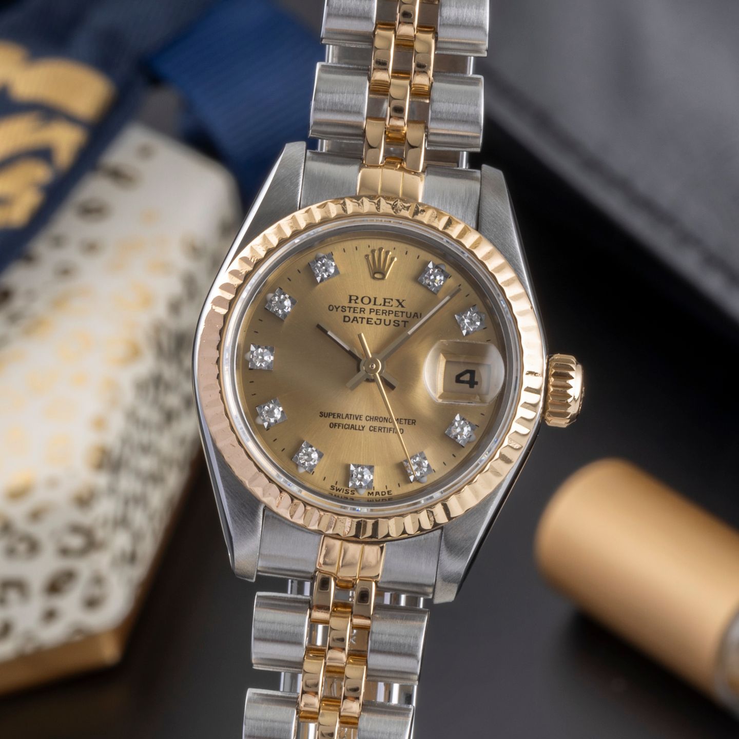 Rolex Lady-Datejust 69173 (Onbekend (willekeurig serienummer)) - 26mm Goud/Staal (3/8)