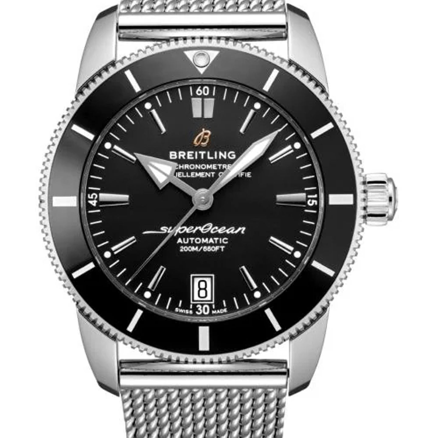 Breitling Superocean Heritage II 42 AB2010121B1A1 (2026) - Zwart wijzerplaat 42mm Staal (1/1)
