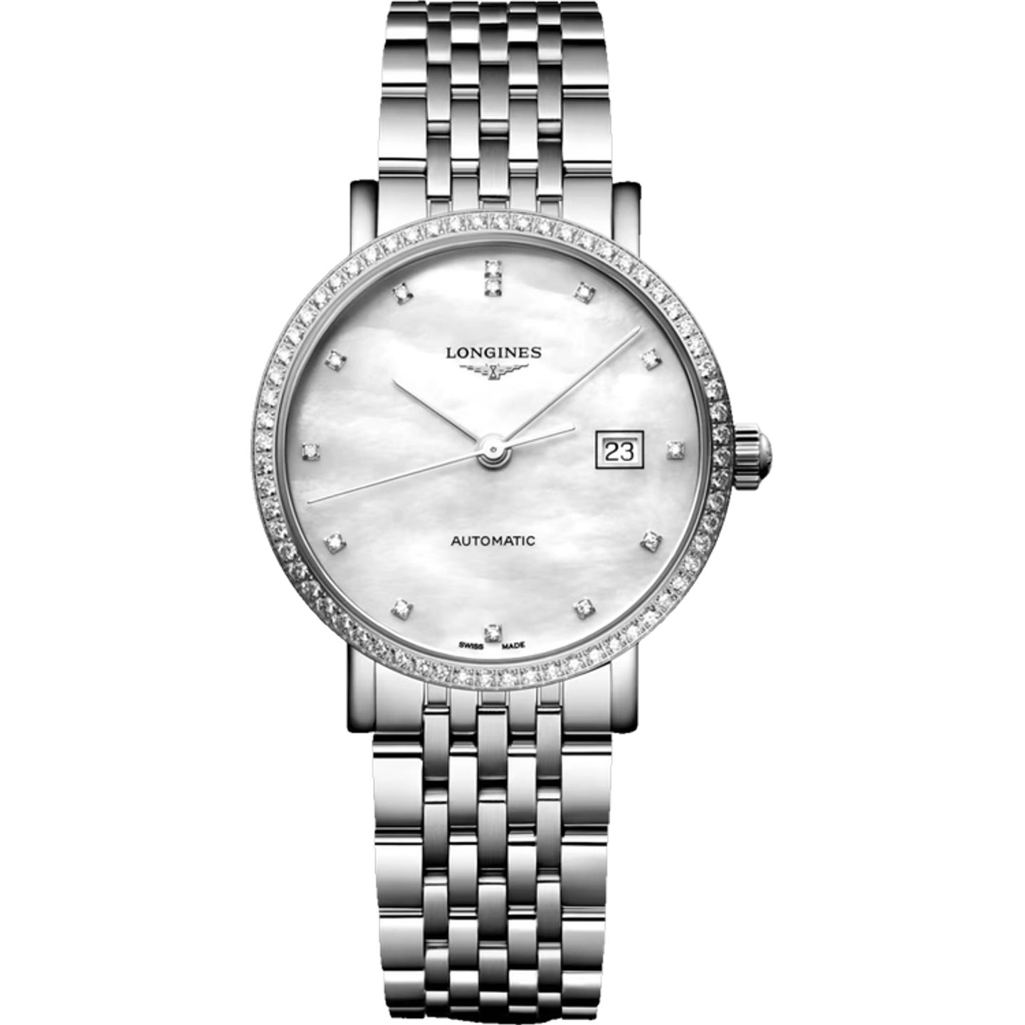 Longines Elegant L4.310.0.80.6 (2026) - Parelmoer wijzerplaat 29mm Staal (1/1)